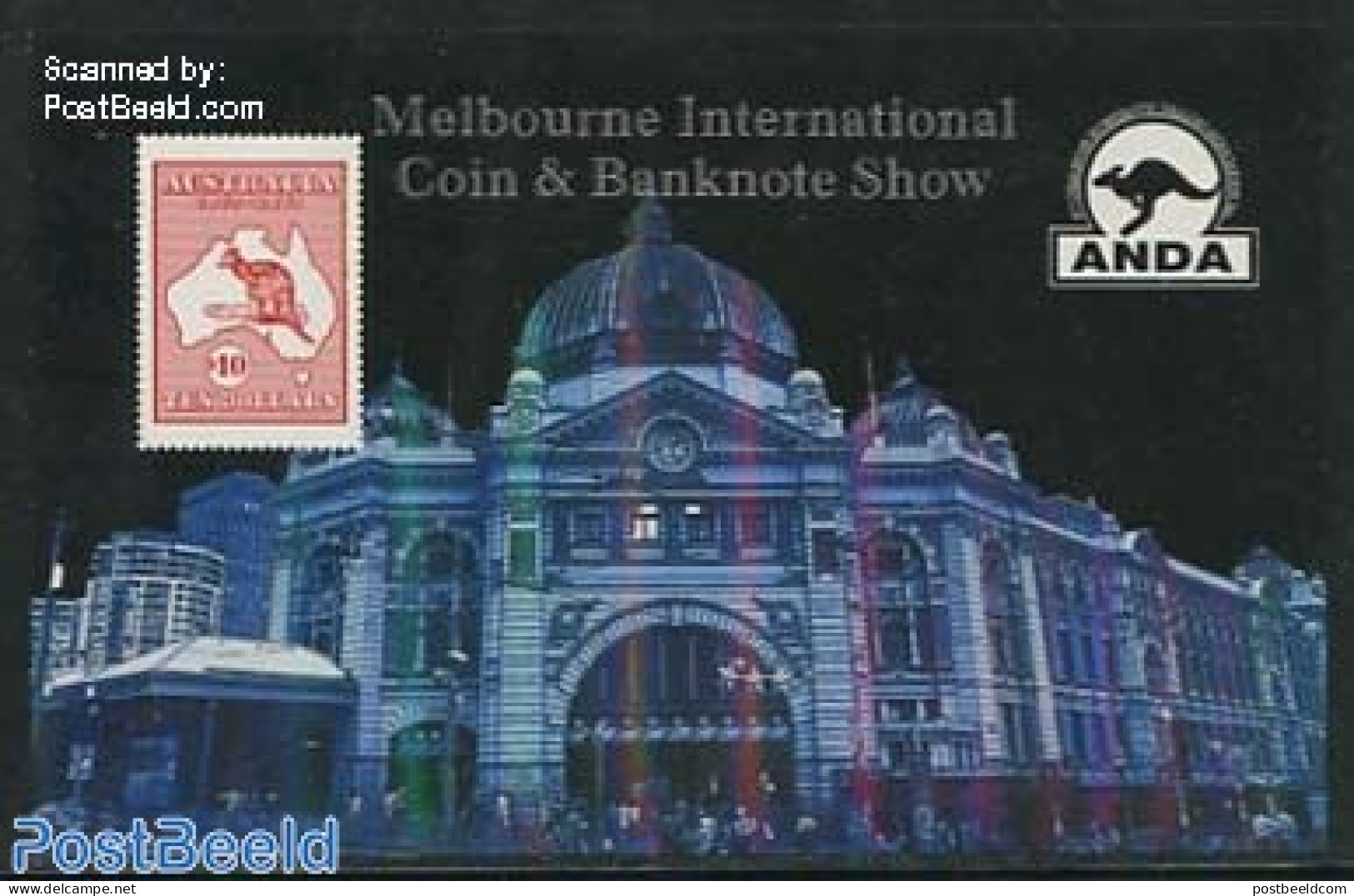Australia 2013 ANDA Coin & Banknote Show S/s, Mint NH, Stamps On Stamps - Nuevos