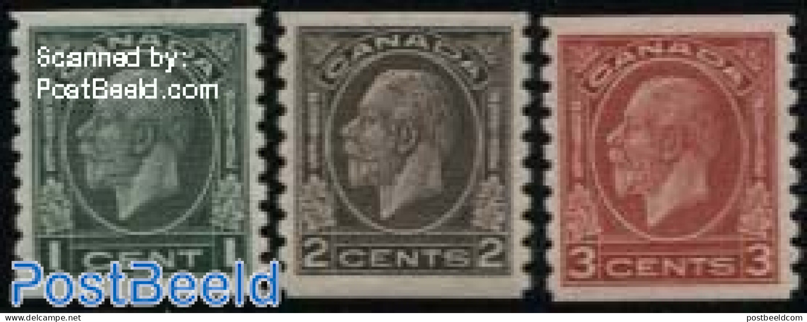 Canada 1932 Definitives Coil 3v, Unused (hinged) - Nuovi