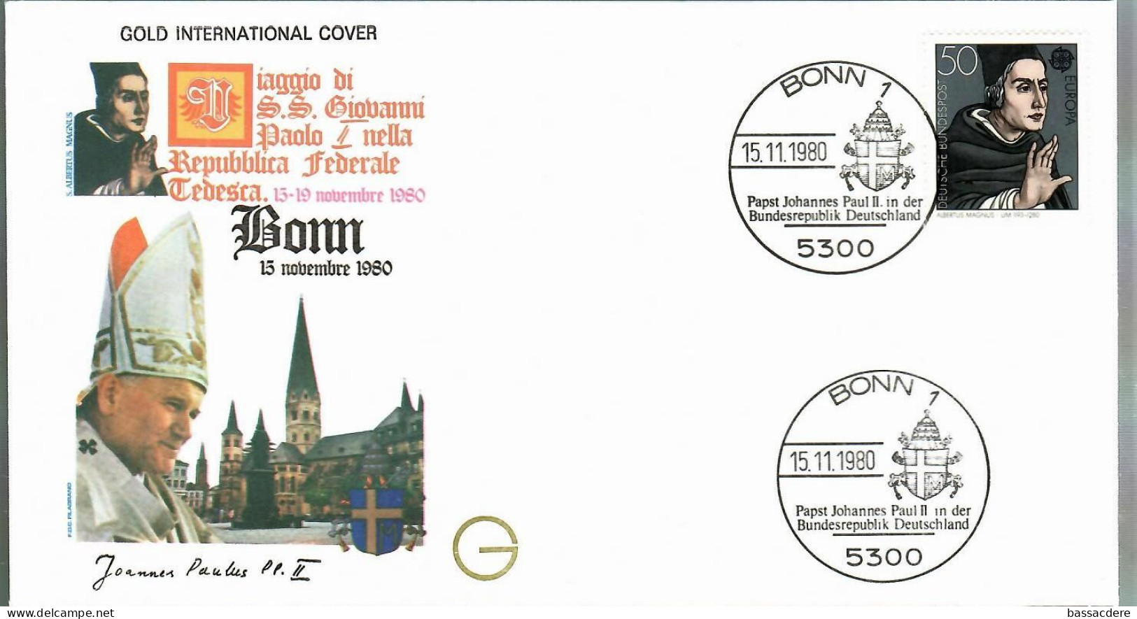 80137 -   7  Enveloppes Visite  Du  Pape JEAN  PAUL II - Briefe U. Dokumente