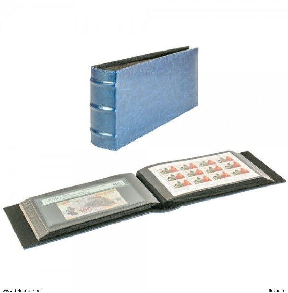 Lindner Universalalbum FIRMO L Blau 812L-B Für 108 Extra Lange Belege Neu ( - Reliures Et Feuilles