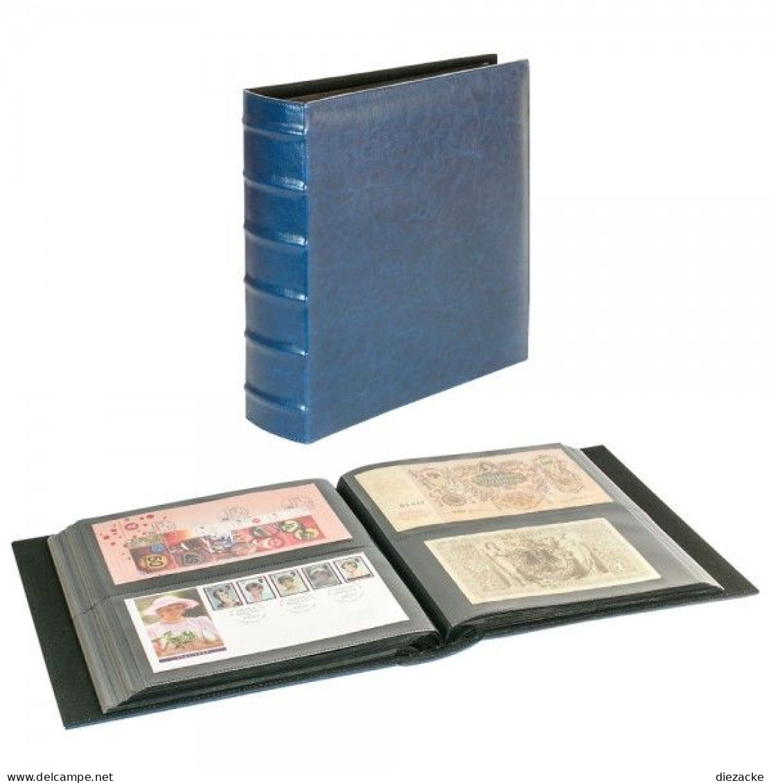 Lindner Universalalbum FIRMO XL Blau 812XL-B Für 224 Extra Lange Belege Neu ( - Binders With Pages