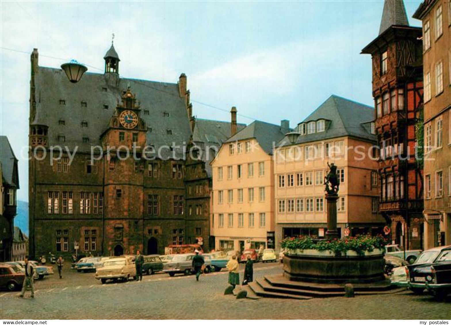 73271705 Marburg Lahn Marktplatz Rathaus Marburg Lahn - Marburg