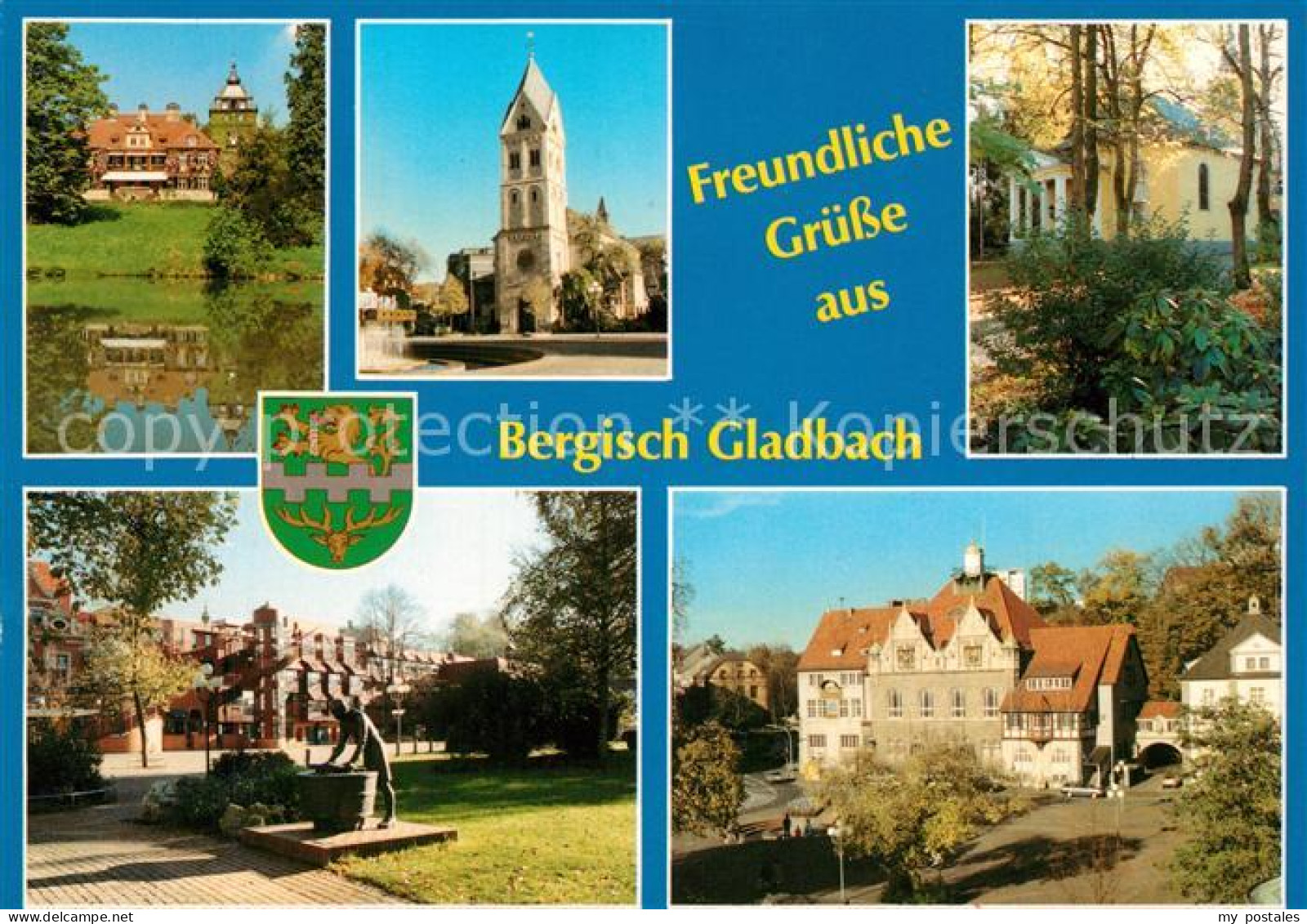 73271650 Bergisch Gladbach Haus Lerbach Sankt Laurentius Kirche Rathaus Statue P - Bergisch Gladbach