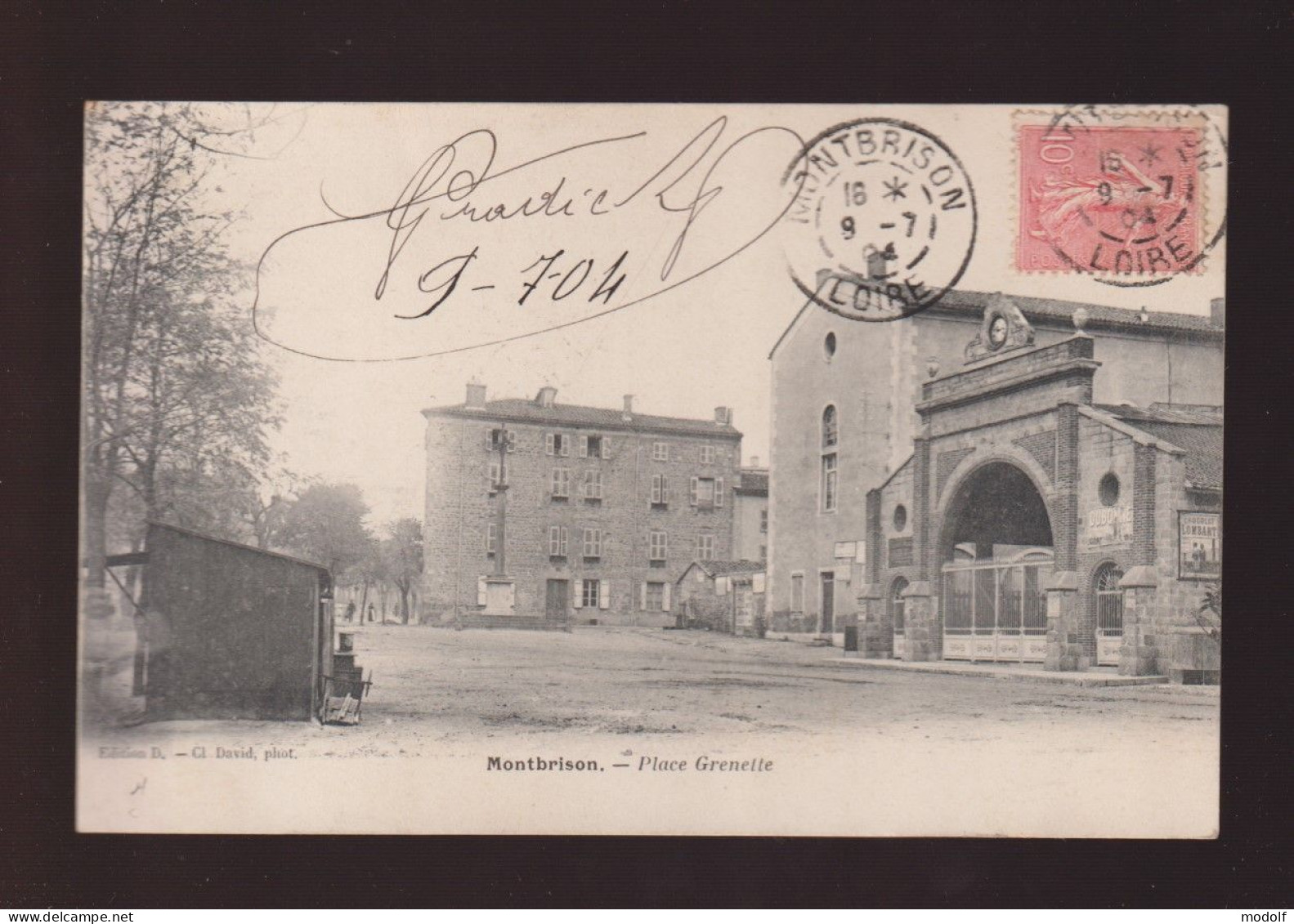 CPA - 42 - Montbrison - Place Grenette - Circulée En 1904 - Montbrison
