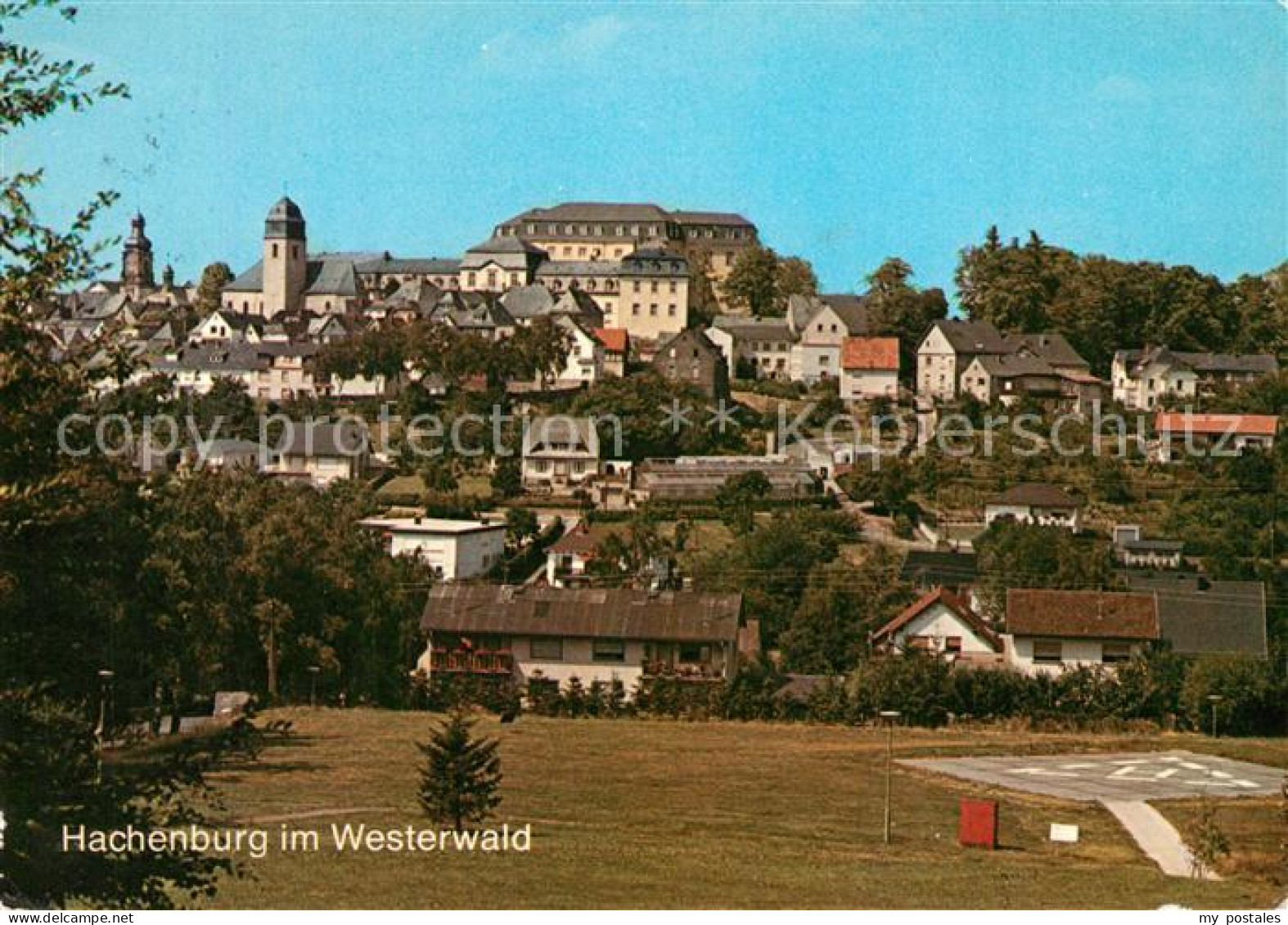 73271603 Hachenburg Westerwald Blick Zum Schloss Hachenburg Westerwald - Hachenburg