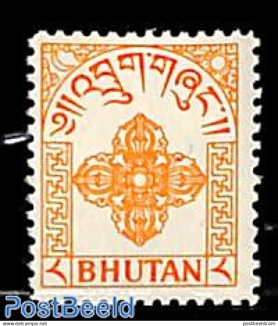 Bhutan 1955 8sh, Stamp Out Of Set, Mint NH - Bhután