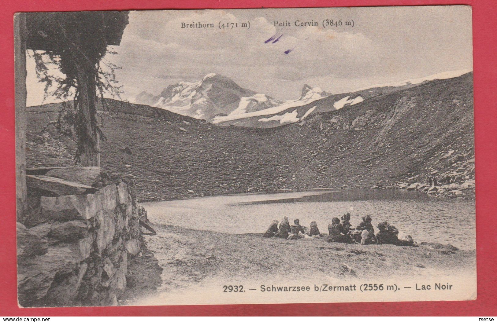 Schwarzsee B/ Zermatt  ( 2556 M ) - Lac Noir ( Voir Verso ) - Zermatt