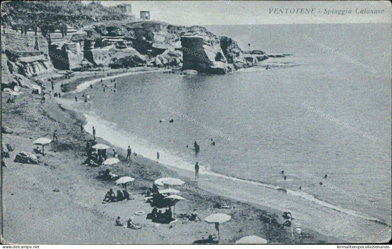 Z724 Cartolina Ventotene Spiaggia Calanave Provincia Di Latina Lazio - Latina