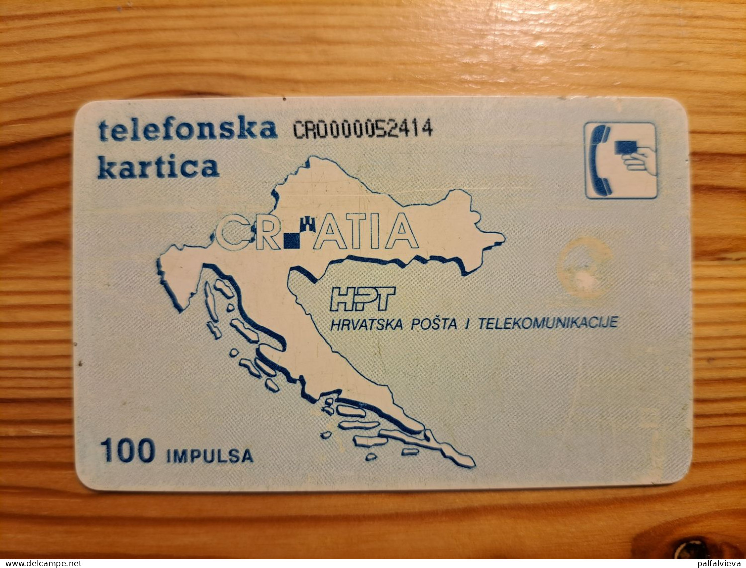 Phonecard Croatia - Painting, Transmadrid S.A. - Kroatië