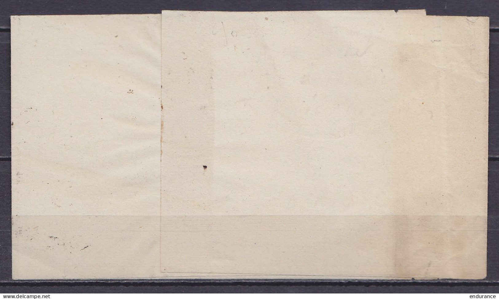 Très Rare Cachet à Hernie "PP /17 FEVR. 1869/ ST-JOSSE-TEN-NOODE (BRUXELLES) Sur Bande D'imprimé Pour ANVERS - 1 Ou 2 Pi - 1869-1883 Leopold II