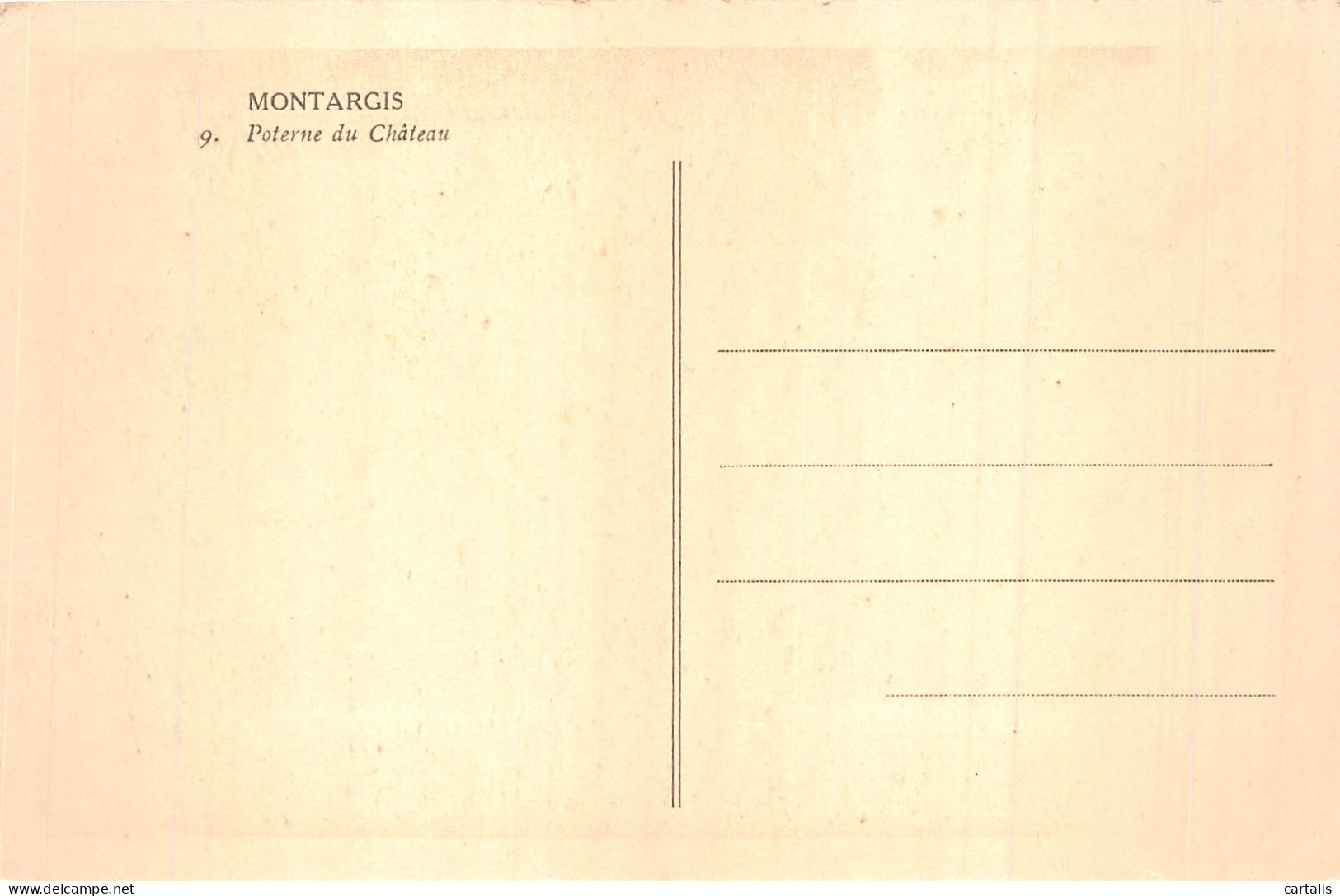 45-MONTARGIS LE CHATEAU-N°4468-A/0357 - Montargis