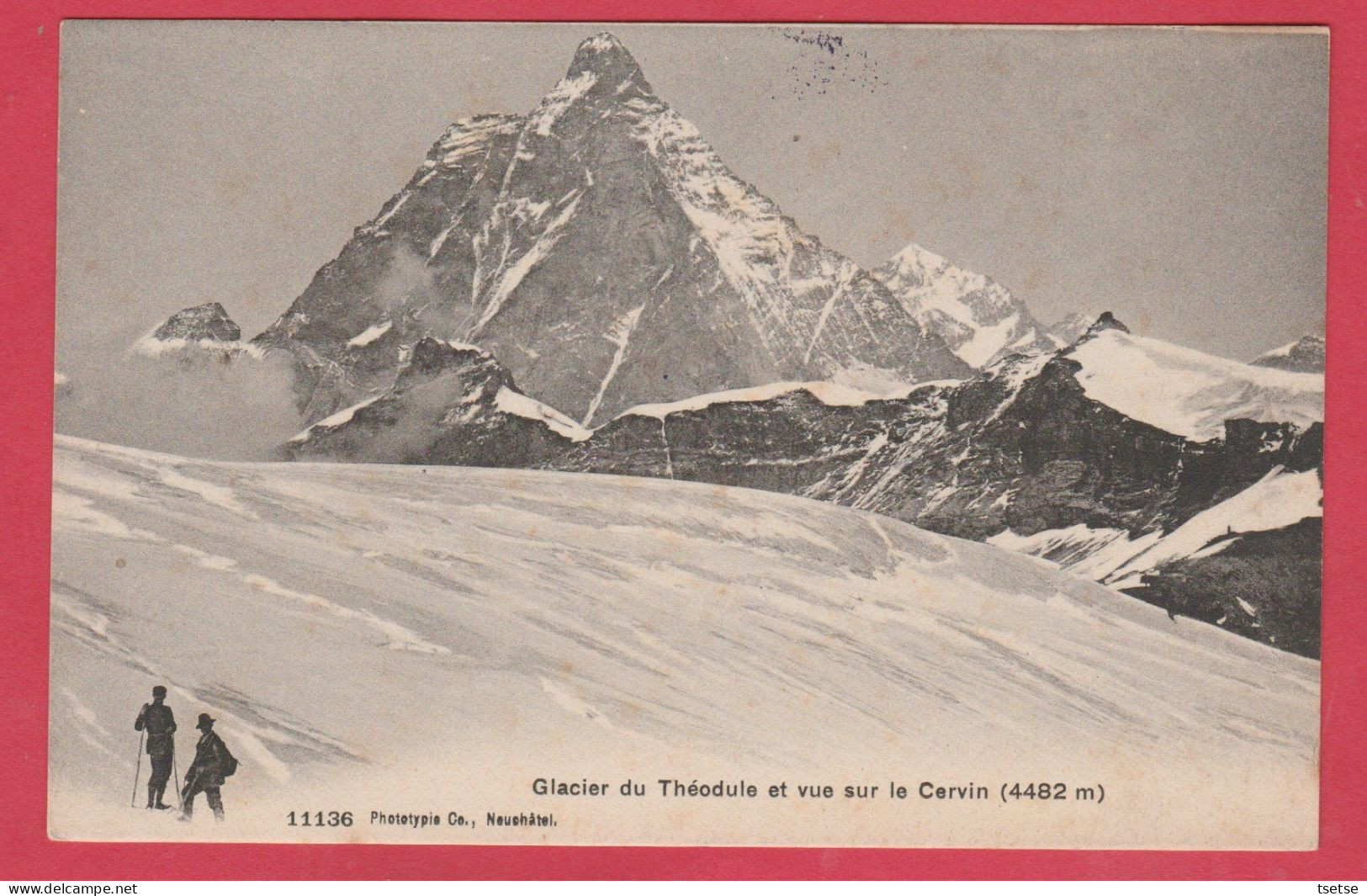 Glacier Du Théodule Et Vue Sur Le Cervin - 4482 M ( Voir Verso ) - Other & Unclassified