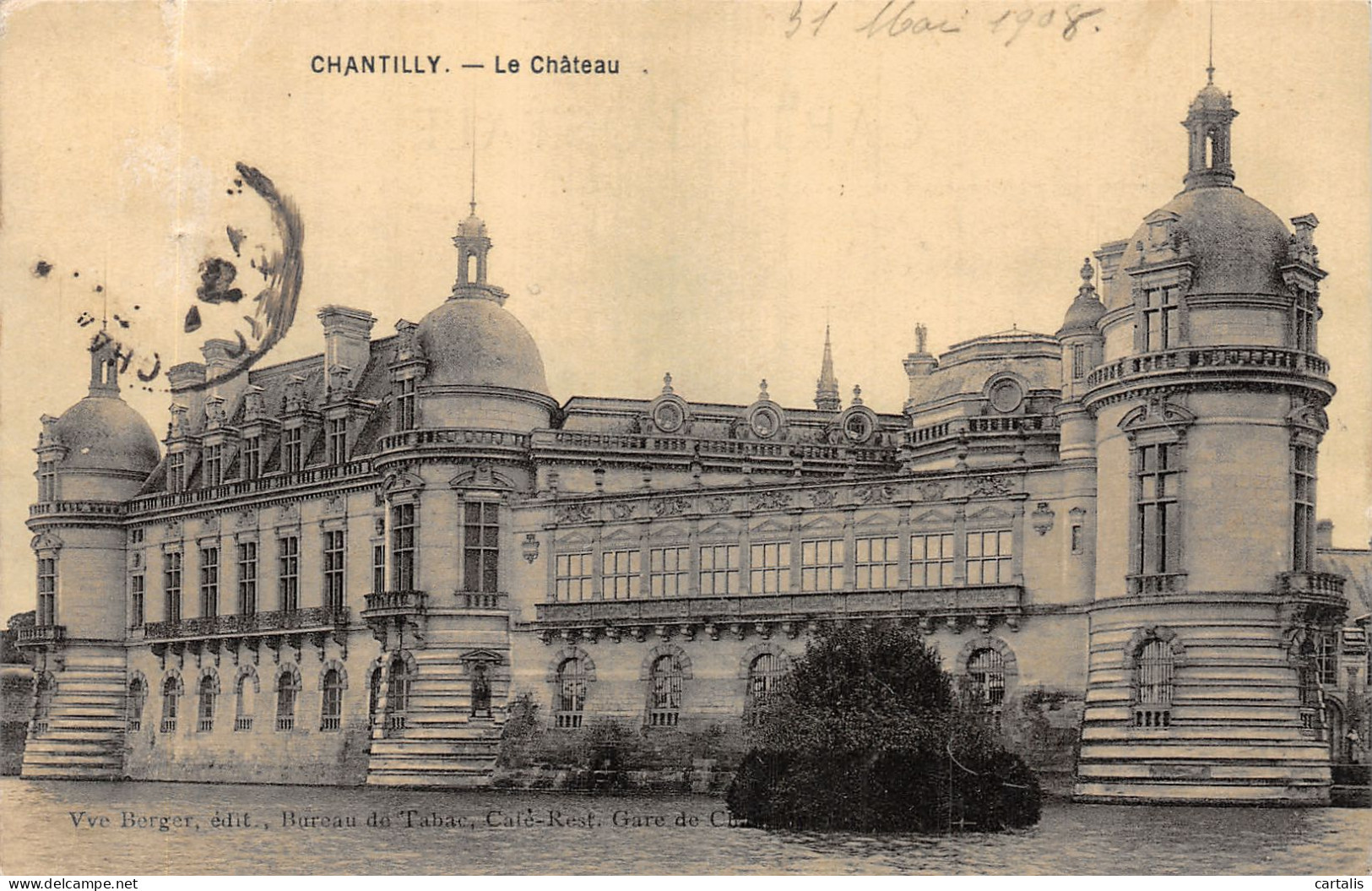 60-CHANTILLY LE CHATEAU-N°4468-F/0177 - Chantilly