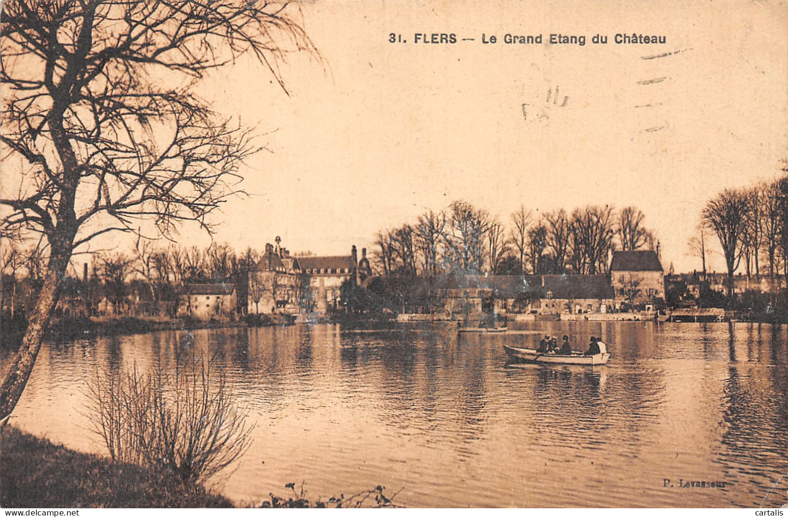 61-FLERS ETANG DU CHATEAU-N°4469-A/0393 - Flers