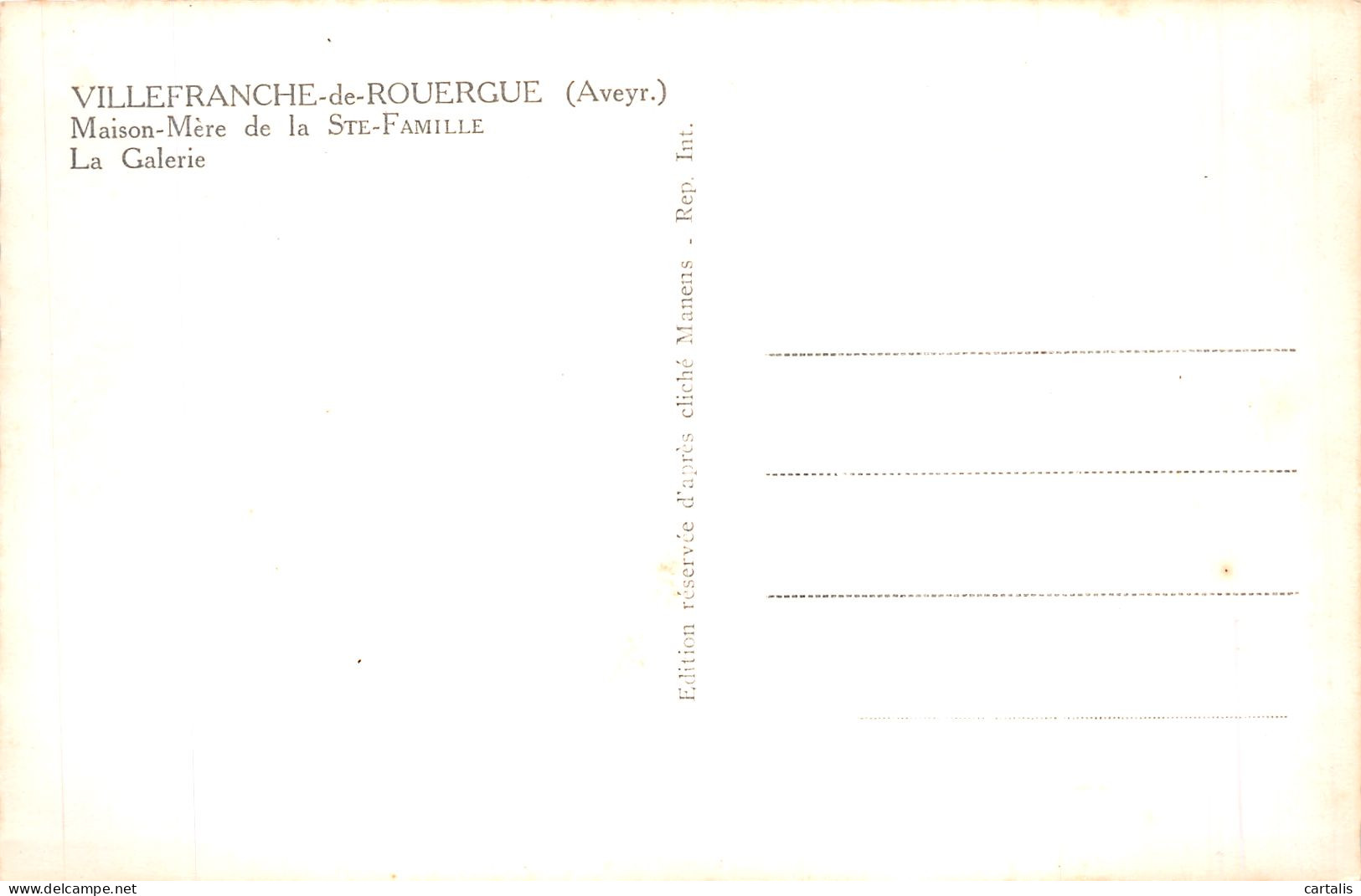 12-VILLEFRANCHE DE ROUERGUE-N°4468-H/0129 - Villefranche De Rouergue