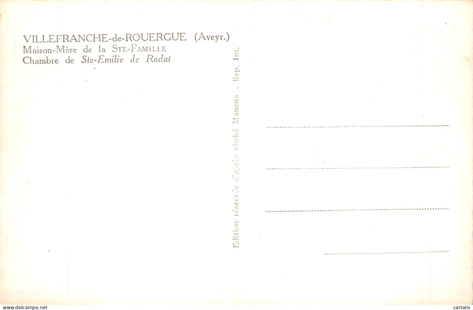 12-VILLEFRANCHE DE ROUERGUE-N°4468-H/0083 - Villefranche De Rouergue