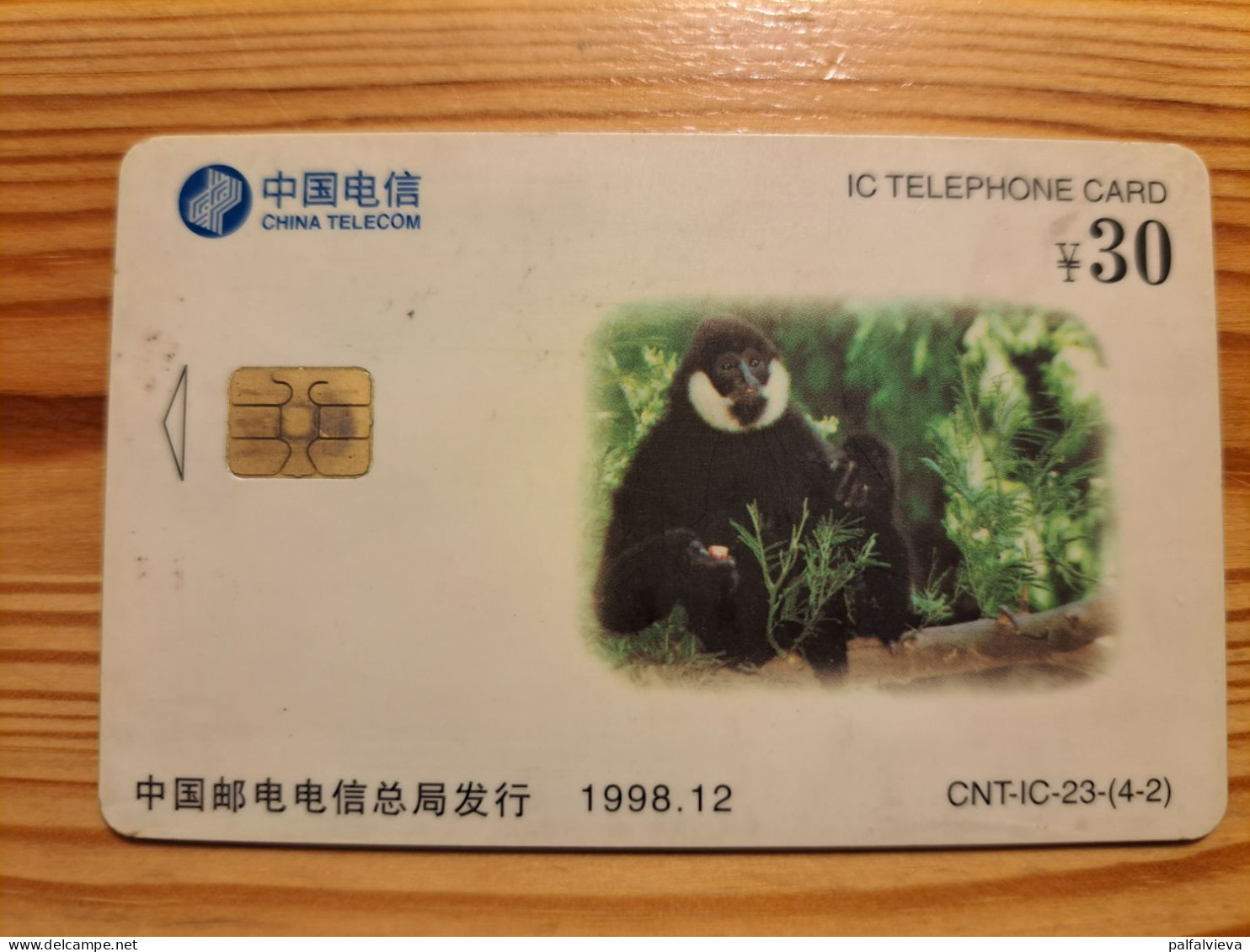 Phonecard China, Chip - Monkey - China