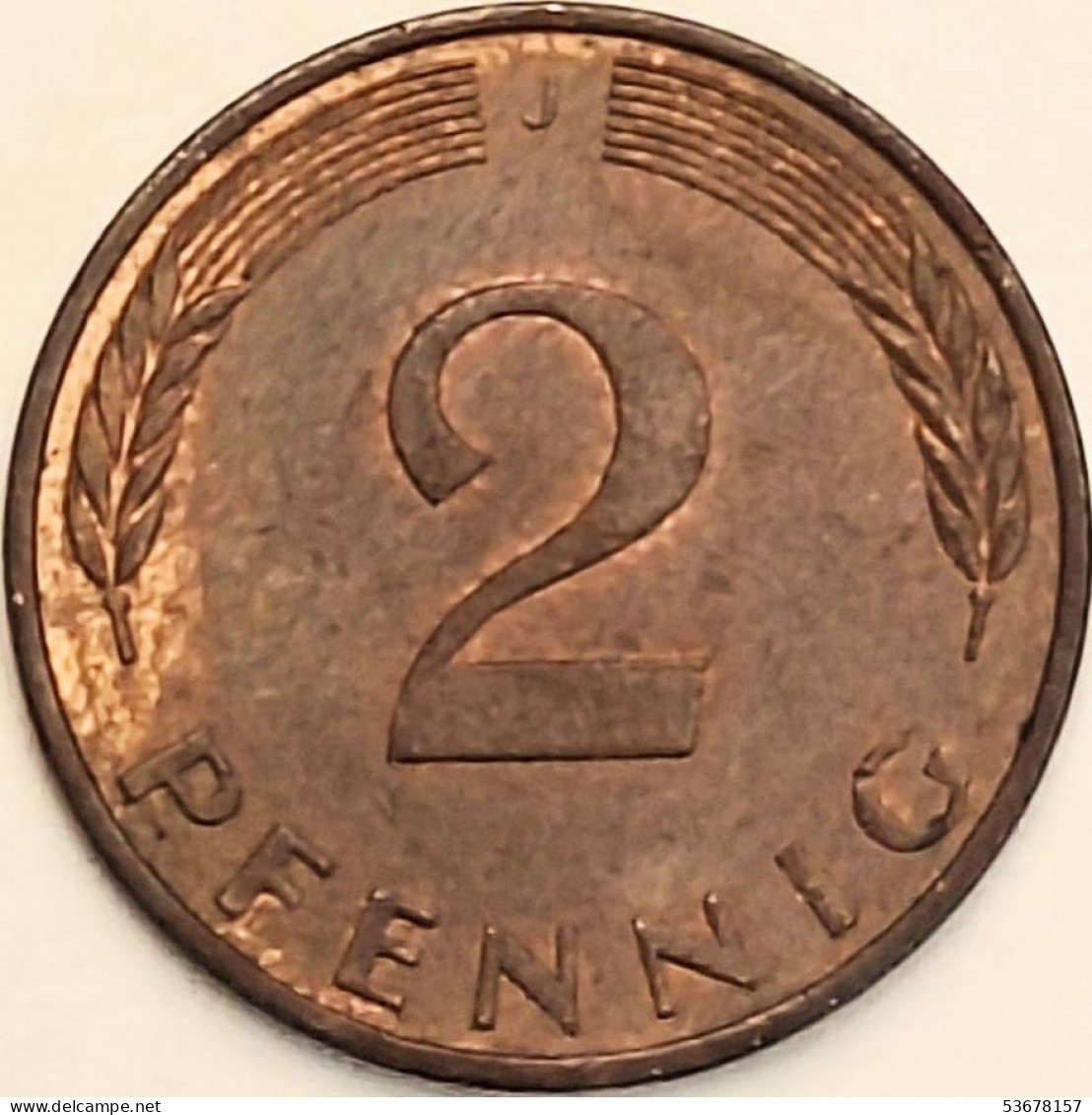 Germany Federal Republic - 2 Pfennig 1981 J, KM# 106a (#4542) - 2 Pfennig