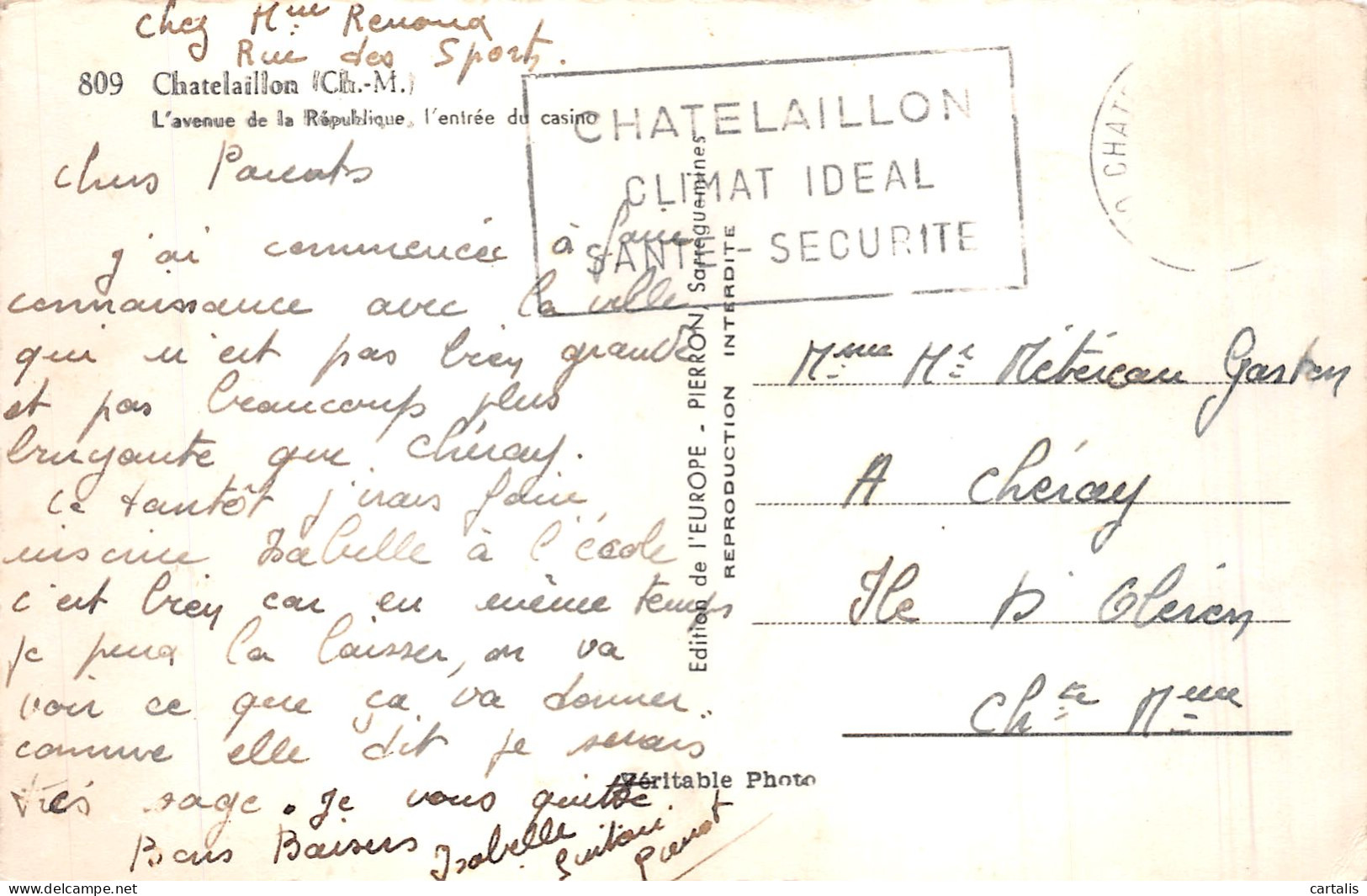 17-CHATELAILLON-N°4469-D/0273 - Châtelaillon-Plage