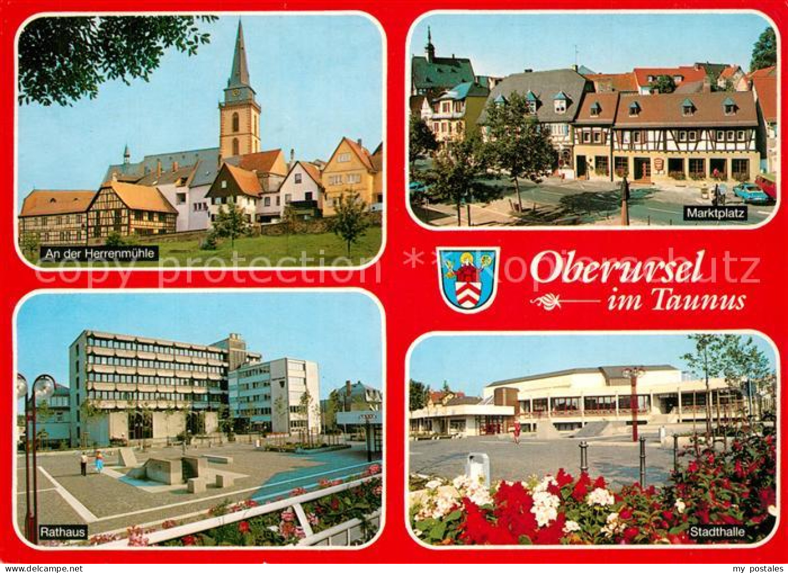 73271199 Oberursel Taunus Herrenmuehle Marktplatz Rathaus Stadthalle Oberursel T - Oberursel