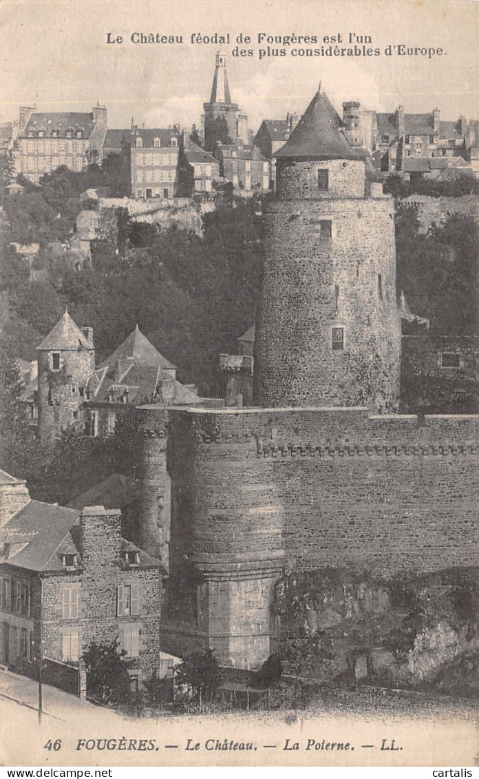 35-FOUGERES LE CHATEAU-N°4469-H/0121 - Fougeres