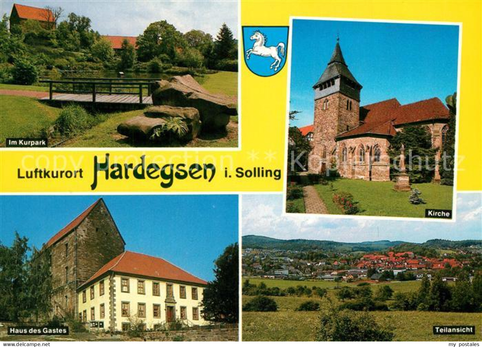 73271109 Hardegsen Kurpark Kirche Haus Des Gastes Panorama Hardegsen - Hardegsen