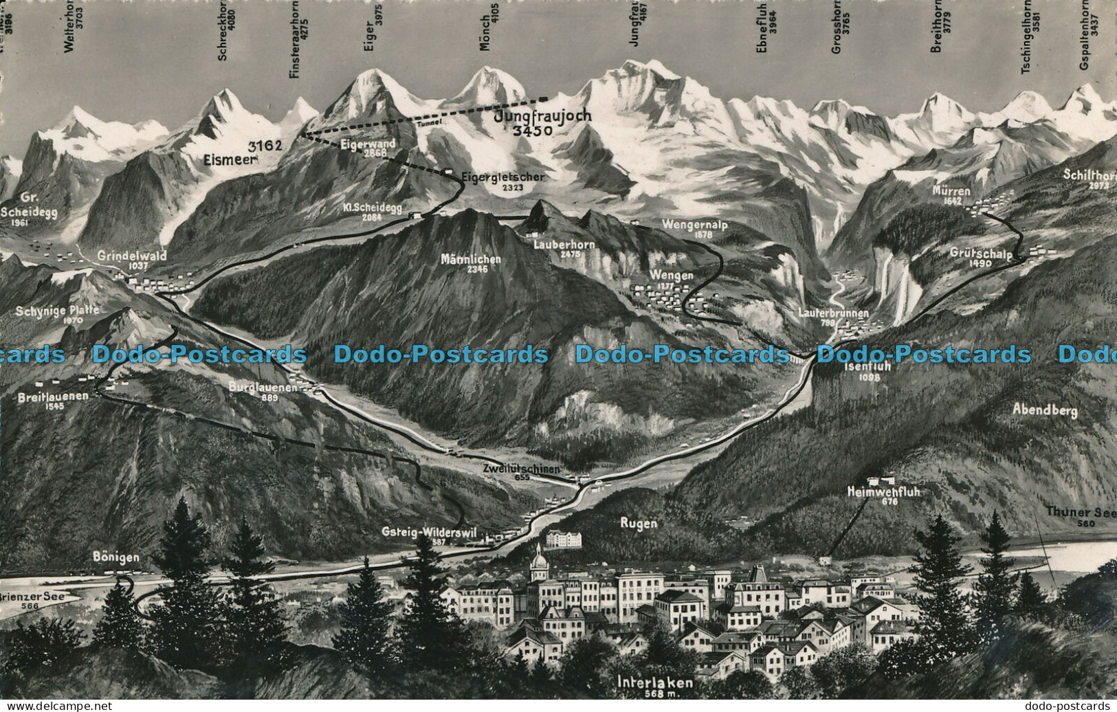 R011762 Berner Oberland. Photoglob. No 7676 - Mondo