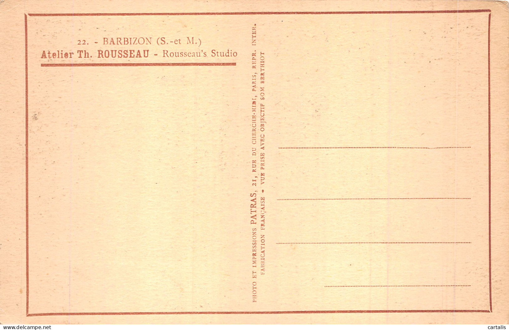 77-BARBIZON-N°4470-H/0005 - Barbizon