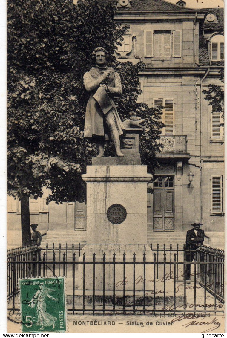 Montbeliard Statue De Cuvier - Montbéliard