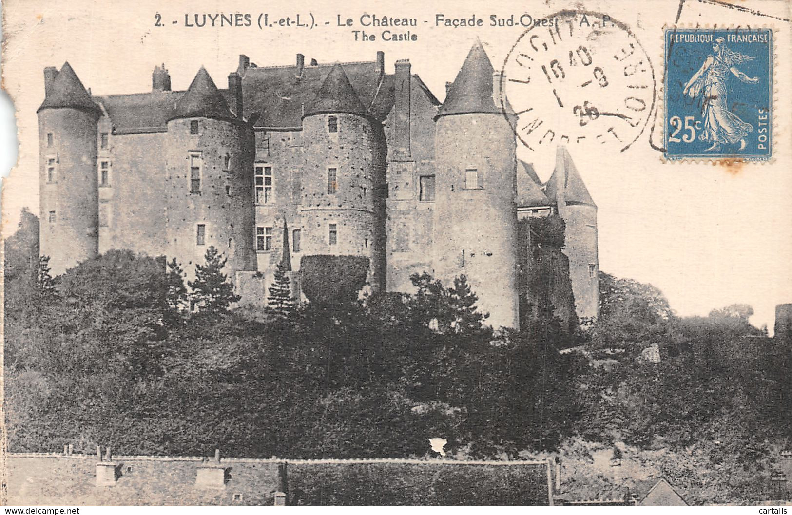 37-LUYNES LE CHATEAU-N°4471-E/0287 - Luynes