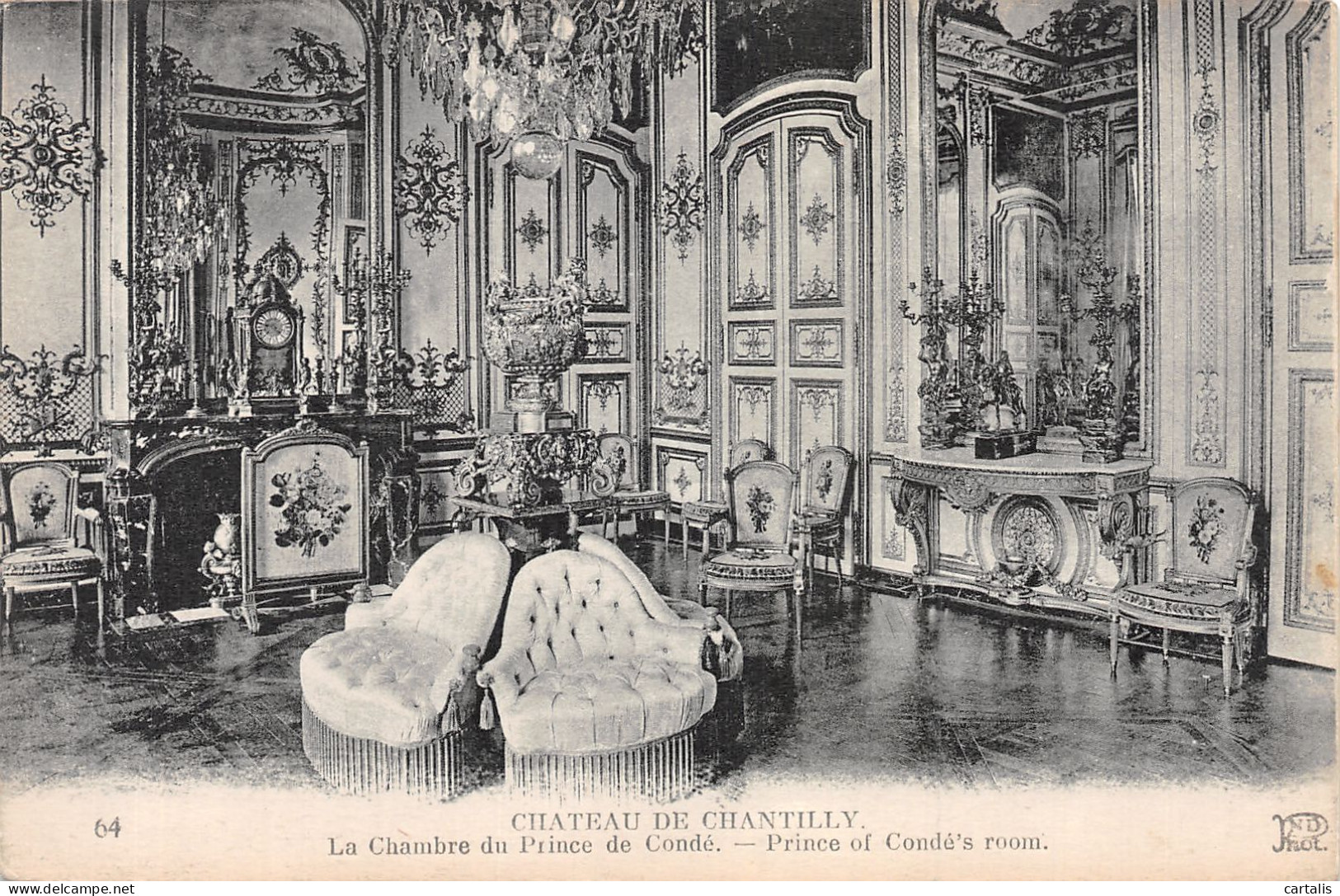 60-CHANTILLY LE CHATEAU-N°4472-A/0297 - Chantilly