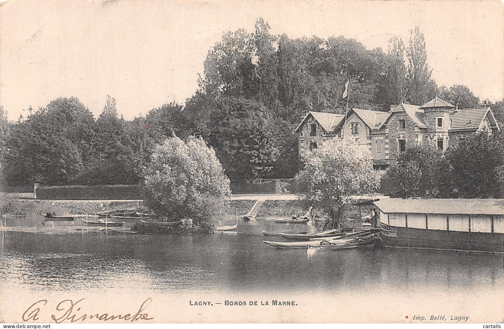 77-LAGNY BORDS DE LA MARNE-N°4472-A/0141 - Lagny Sur Marne