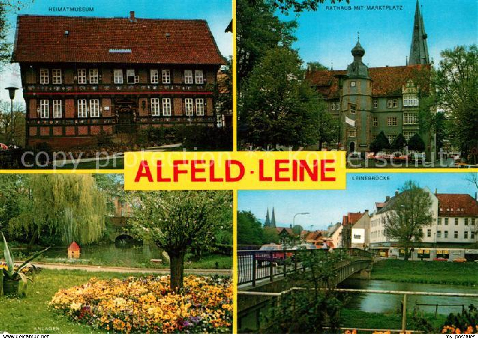73270839 Alfeld Leine Heimatmuseum Rathaus Marktplatz Anlagen Leinebruecke Alfel - Alfeld