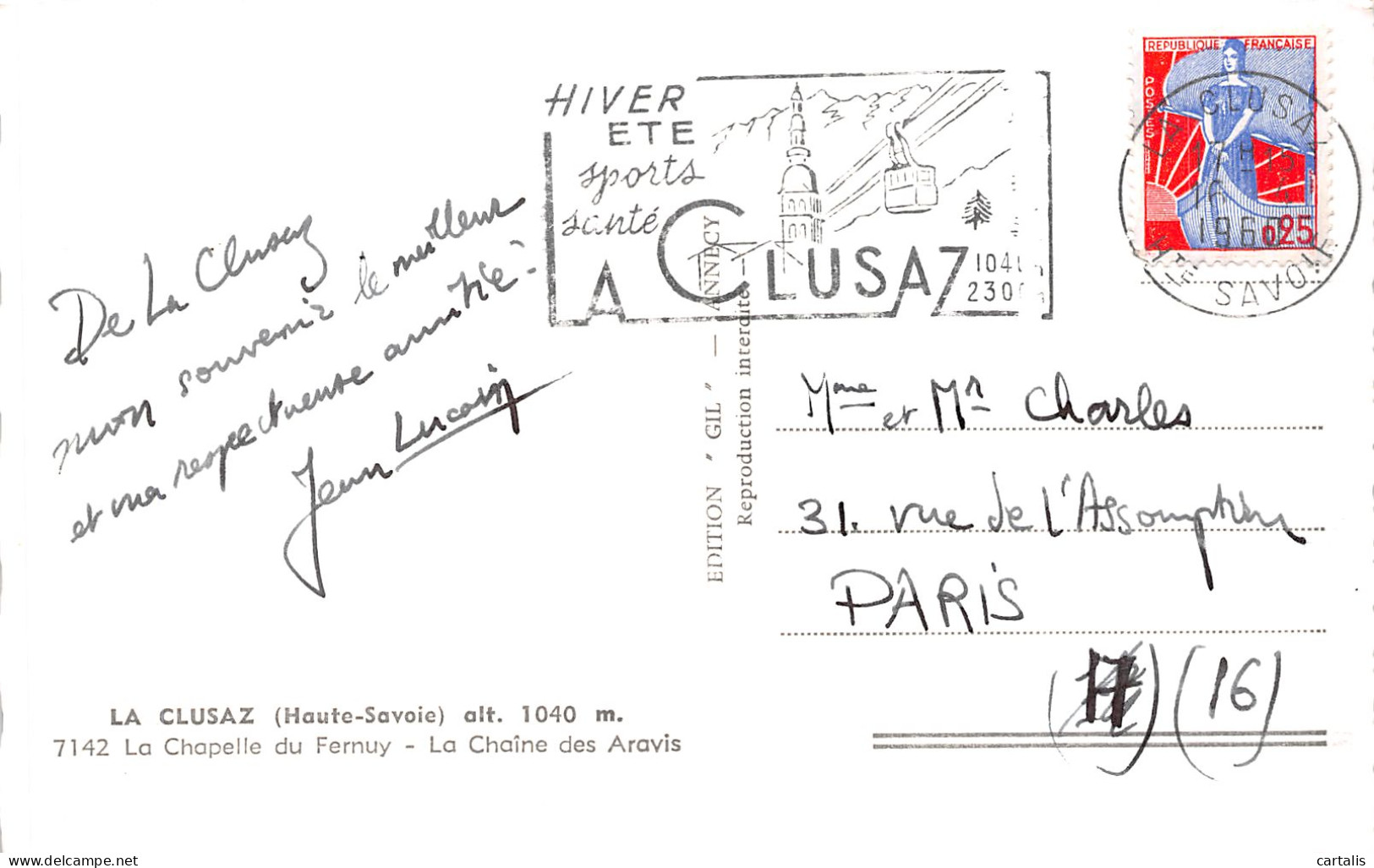 74-LA CLUSAZ-N°4472-C/0035 - La Clusaz