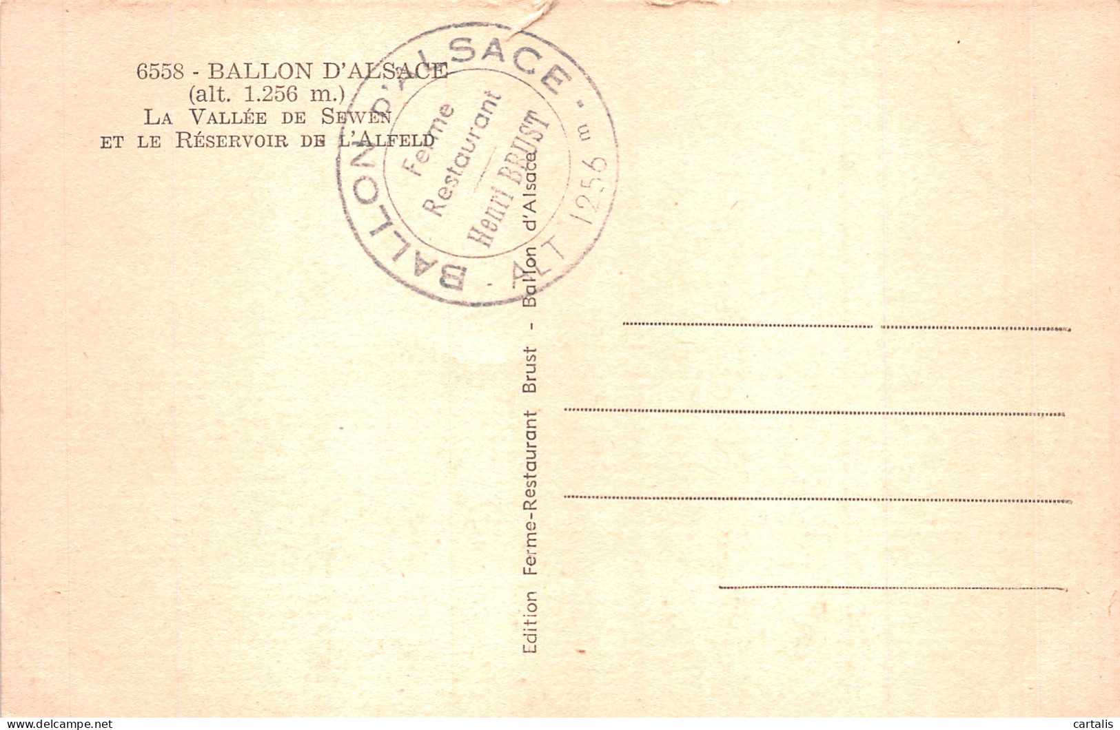 90-BALLON D ALSACE-N°4472-F/0343 - Other & Unclassified