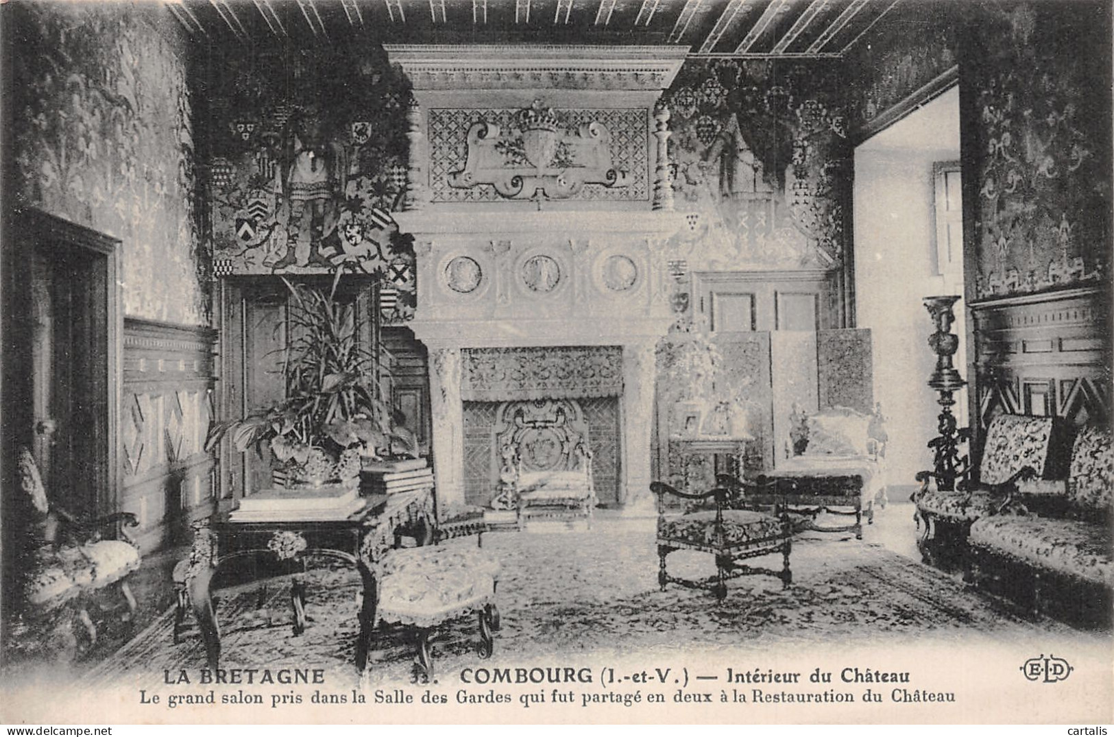 35-COMBOURG LE CHATEAU-N°4472-F/0223 - Combourg