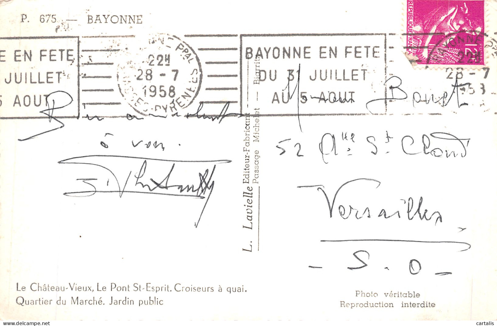 64-BAYONNE-N°4473-A/0185 - Bayonne