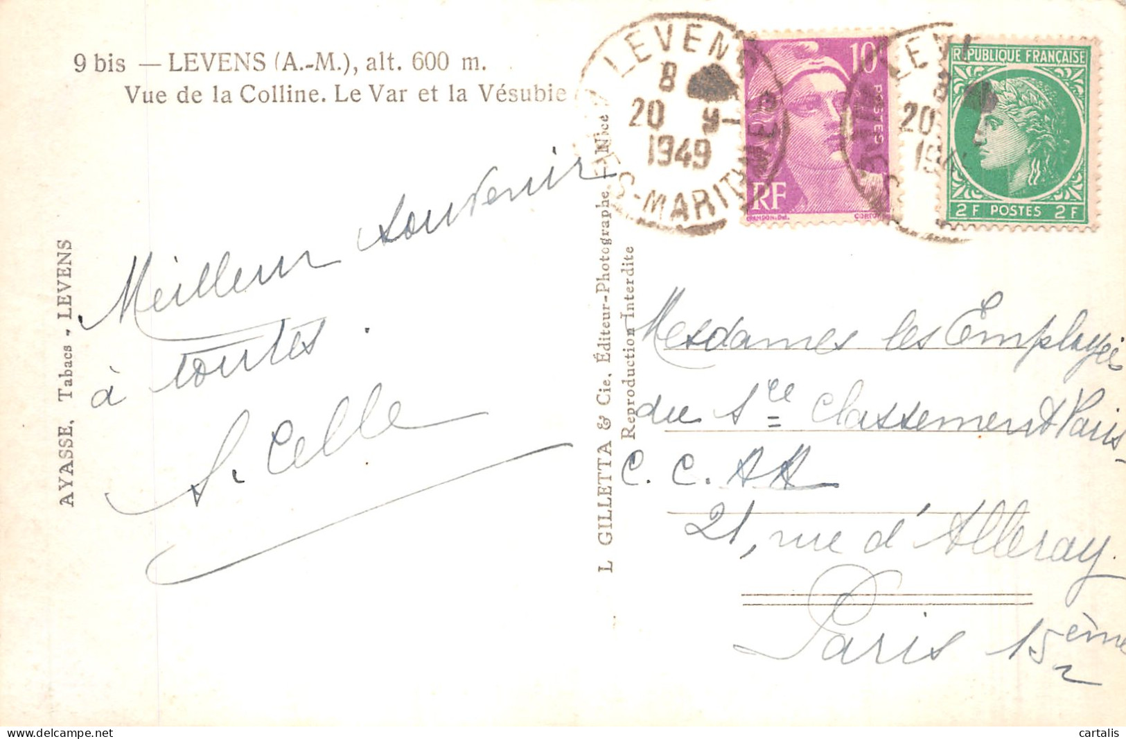 06-LEVENS-N°4473-B/0363 - Autres & Non Classés