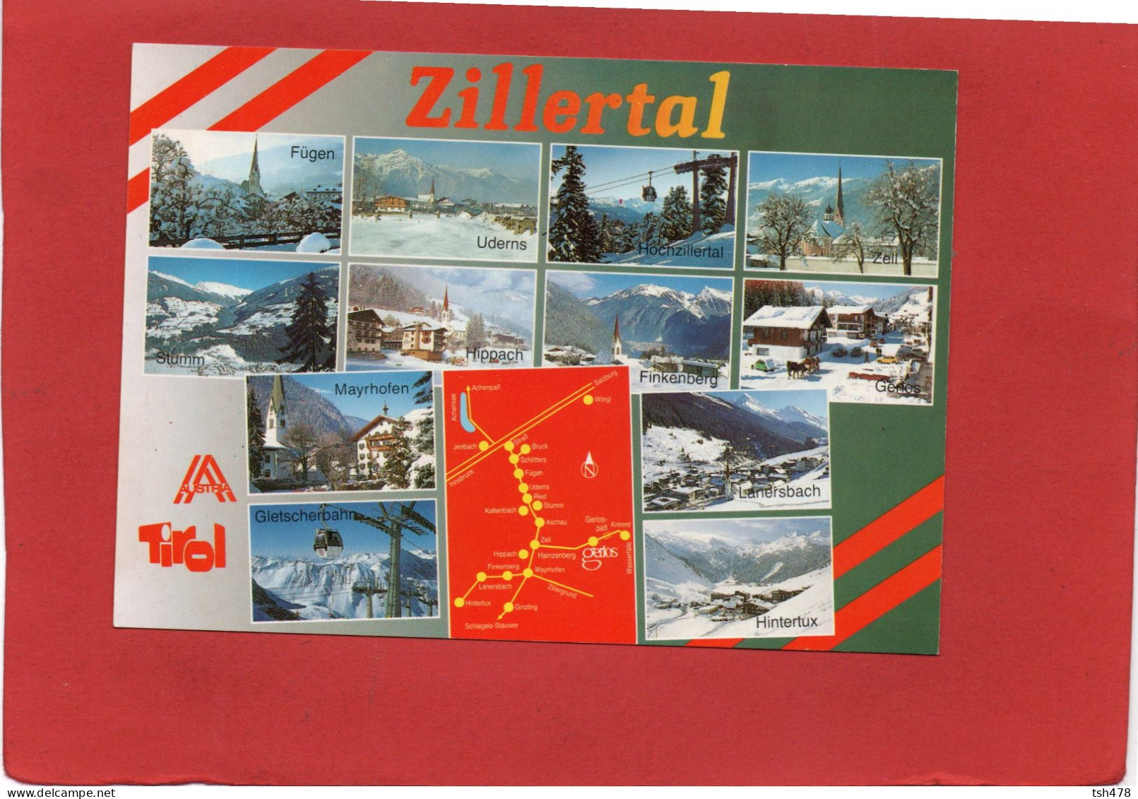 AUTRICHE----TIROL----ZILLERTAL--multi-vues--voir 2 Scans - Zillertal