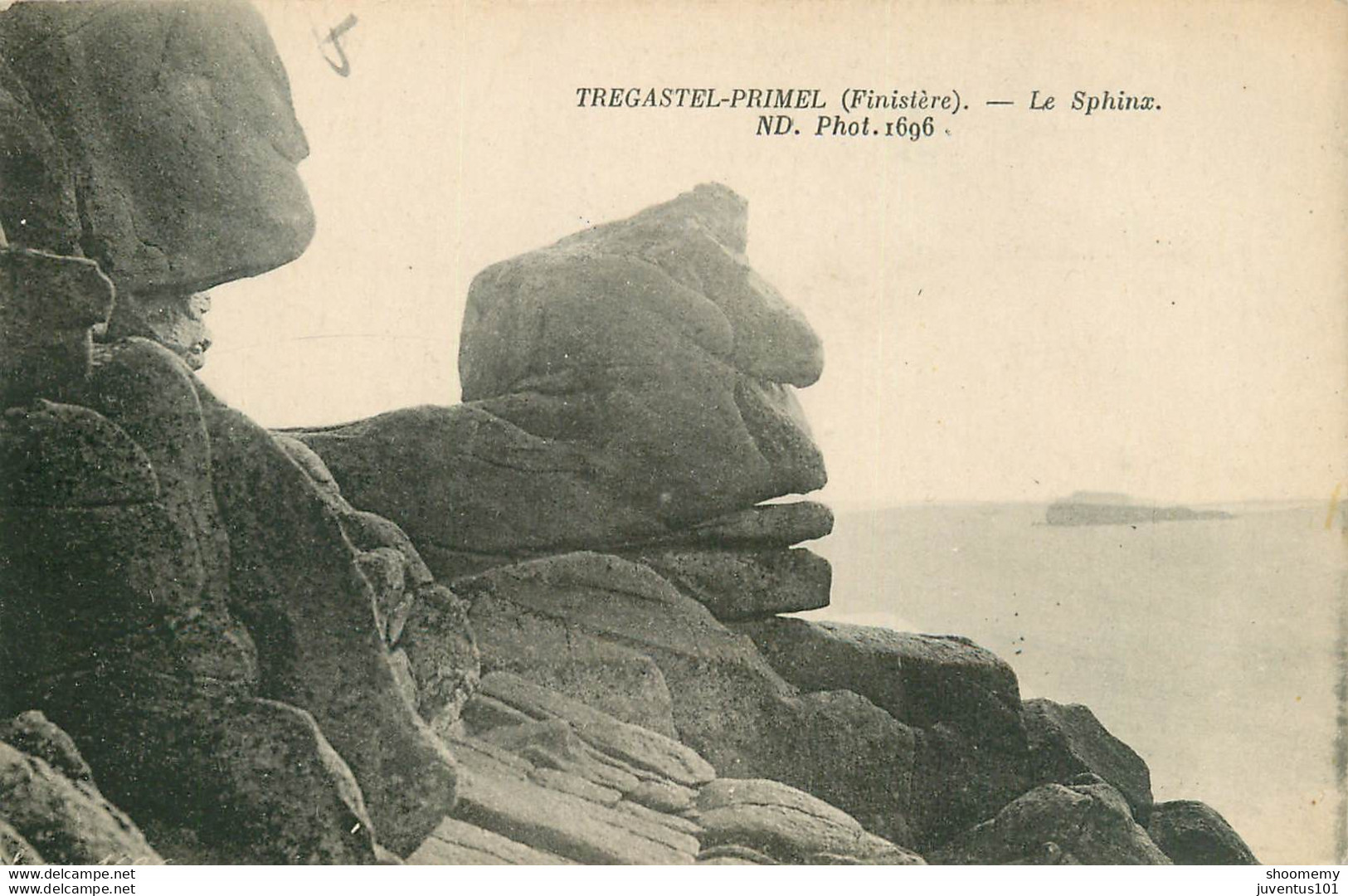 CPA Tregastel Primel-Le Sphinx      L1614 - Primel