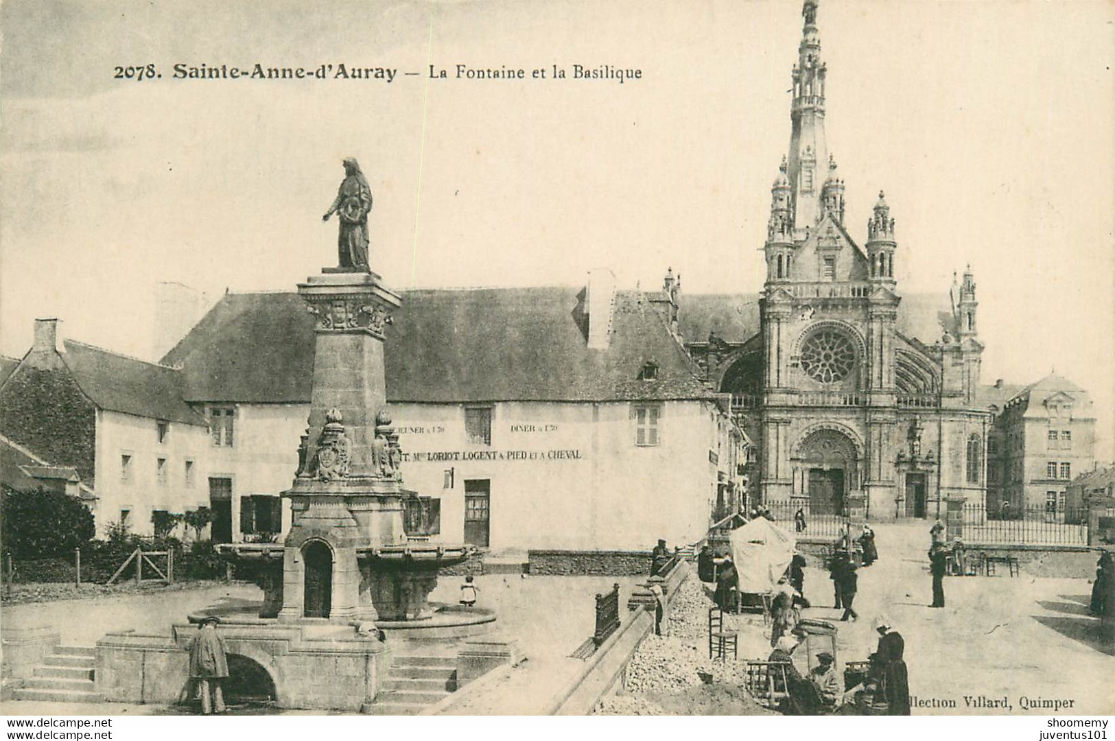 CPA Sainte Anne D'auray-La Fontaine Et La Basilique-2078      L1617 - Sainte Anne D'Auray