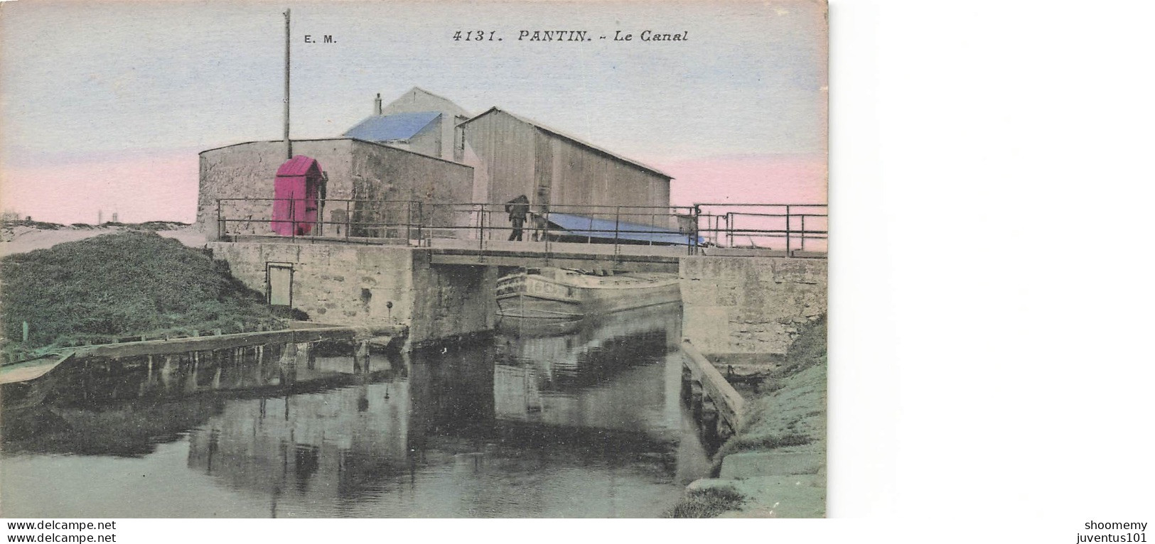 CPA Pantin-Le Canal-4131-TRES RARE      L2441 - Pantin