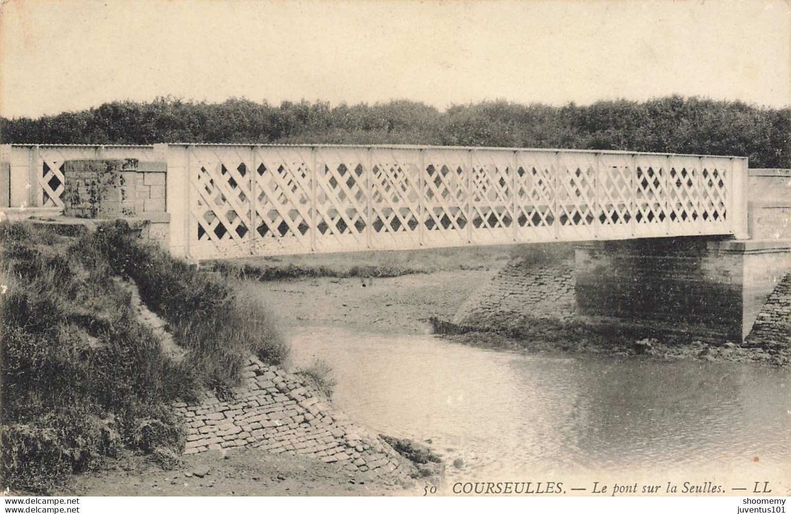 CPA Courseulles-Le Pont Sur La Seulles-50-RARE      L2441 - Courseulles-sur-Mer