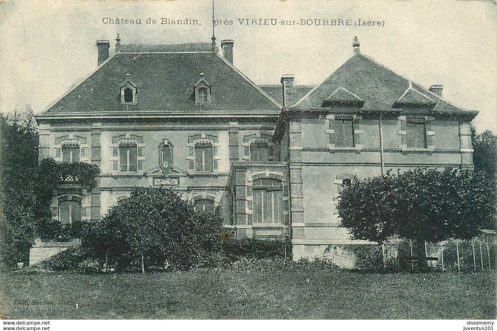 CPA Château De Blandin Près Virieu Sur Bourbre-Timbre    L2058 - Virieu