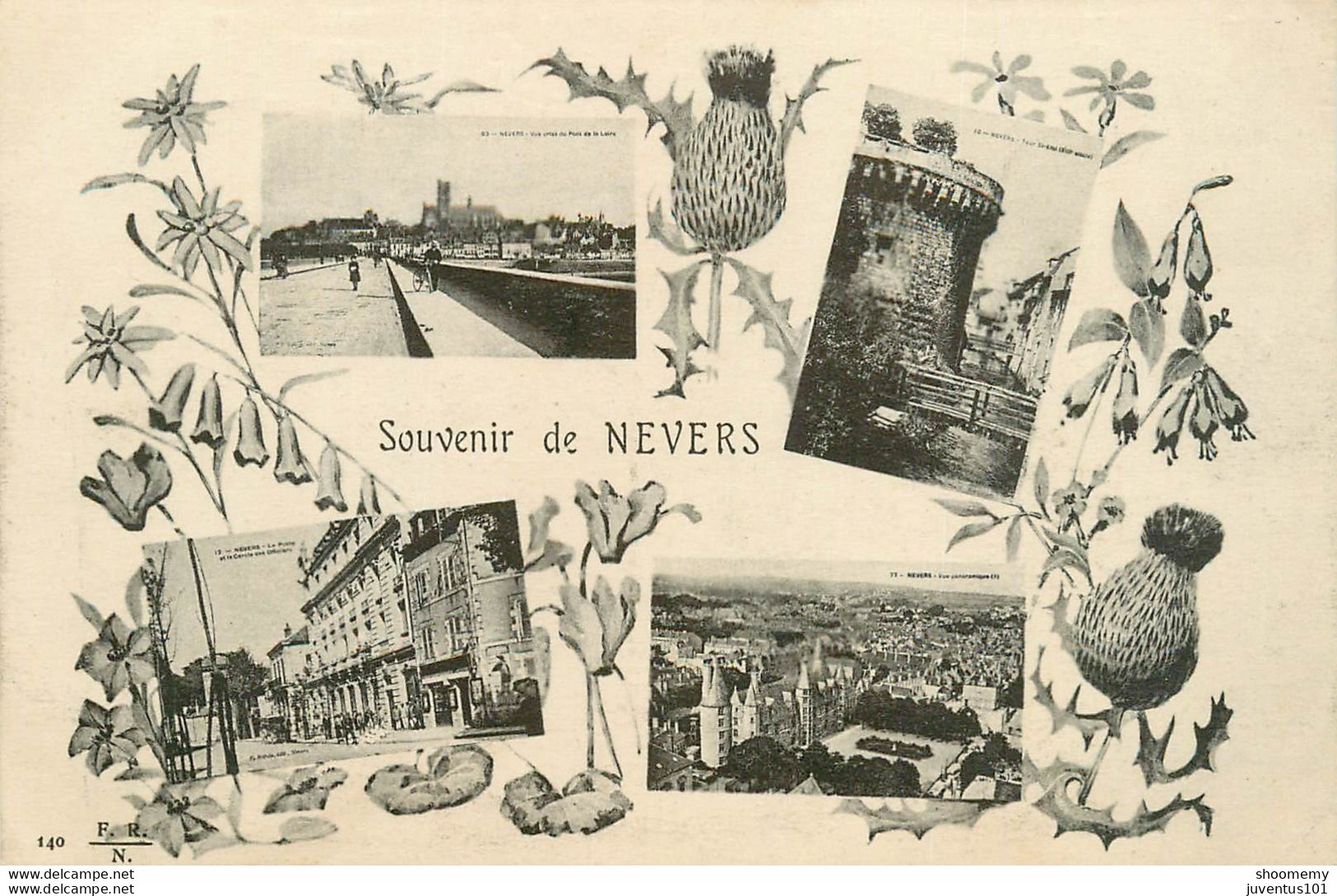 CPA Souvenir De Nevers-Multivues    L2062 - Nevers