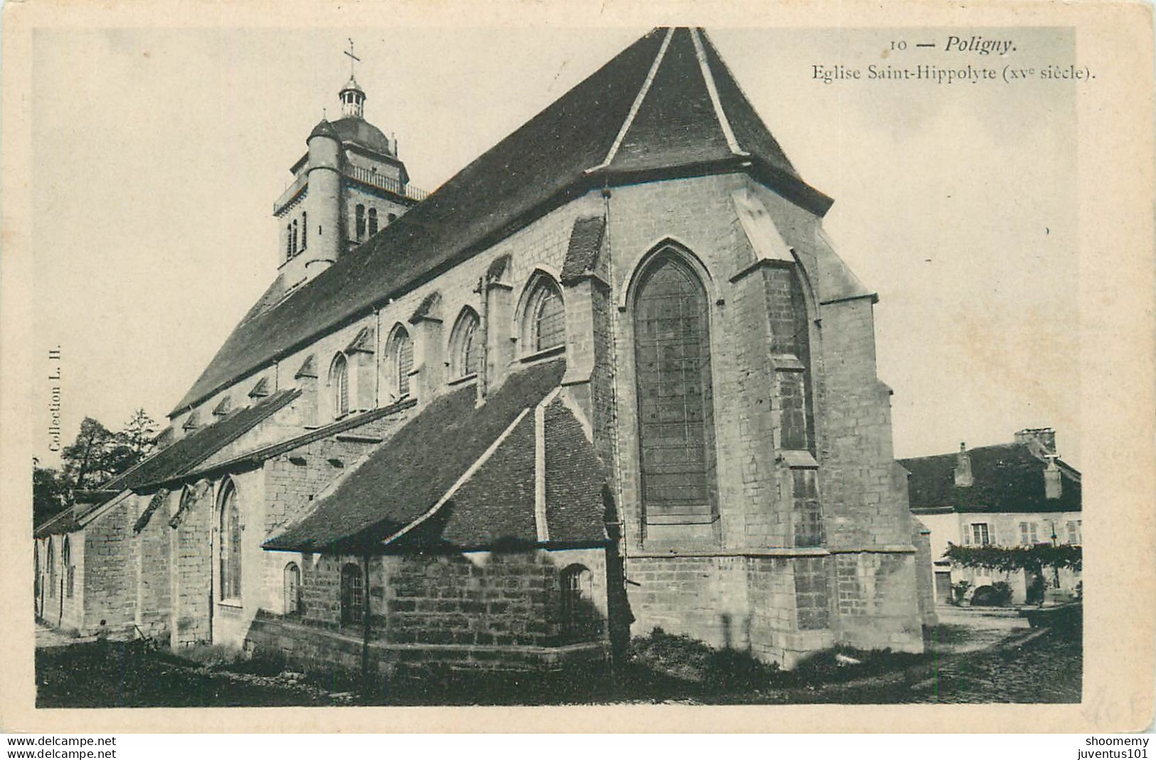 CPA Poligny-Eglise Saint Hippolyte-10   L2062 - Poligny