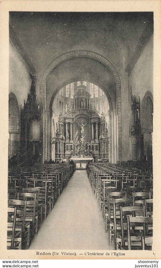 CPA Redon-Intérieur De L'église     L2416 - Redon