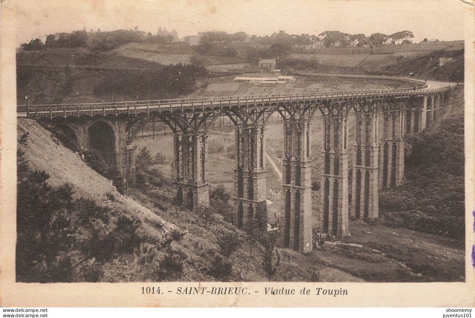 CPA Saint Brieuc-Viaduc De Toupin-1014       L2416 - Saint-Brieuc