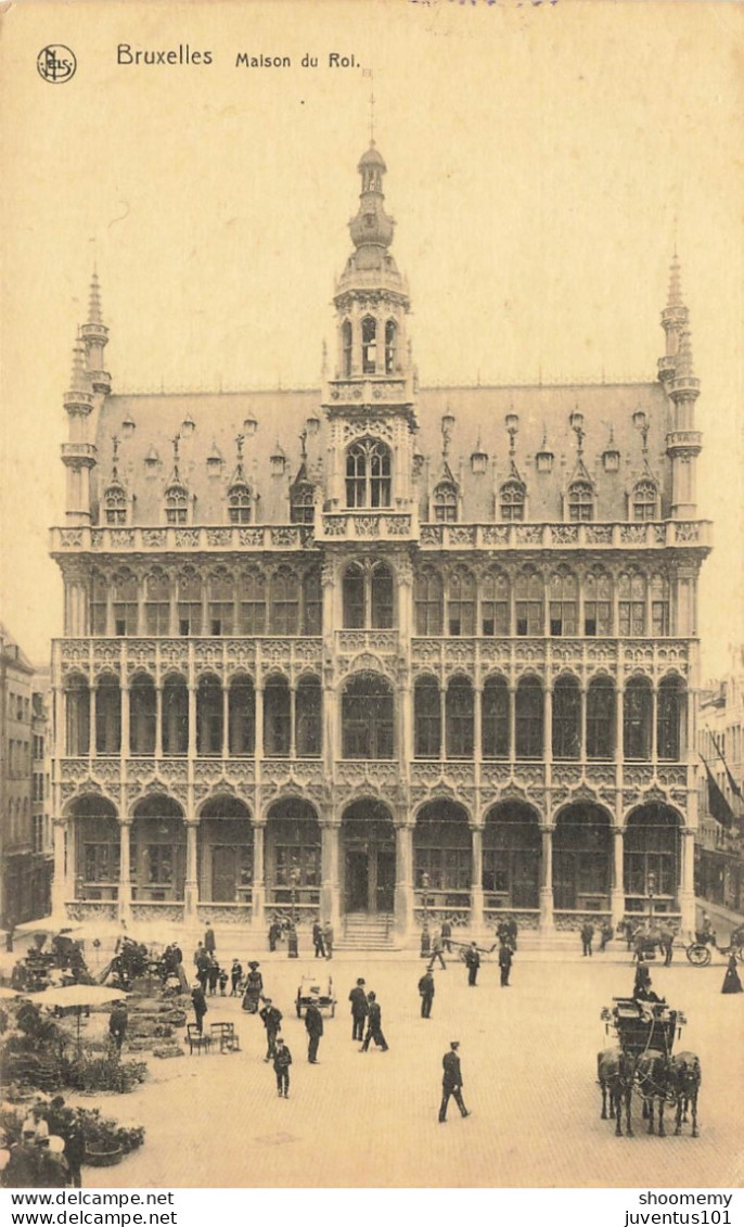 CPA Bruxelles-Maison Du Roi-Timbre     L2416 - Monuments, édifices