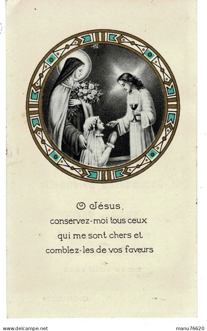 IMAGE RELIGIEUSE - CANIVET : Thérèse E....? Béalcourt - Somme - France . - Religion & Esotérisme